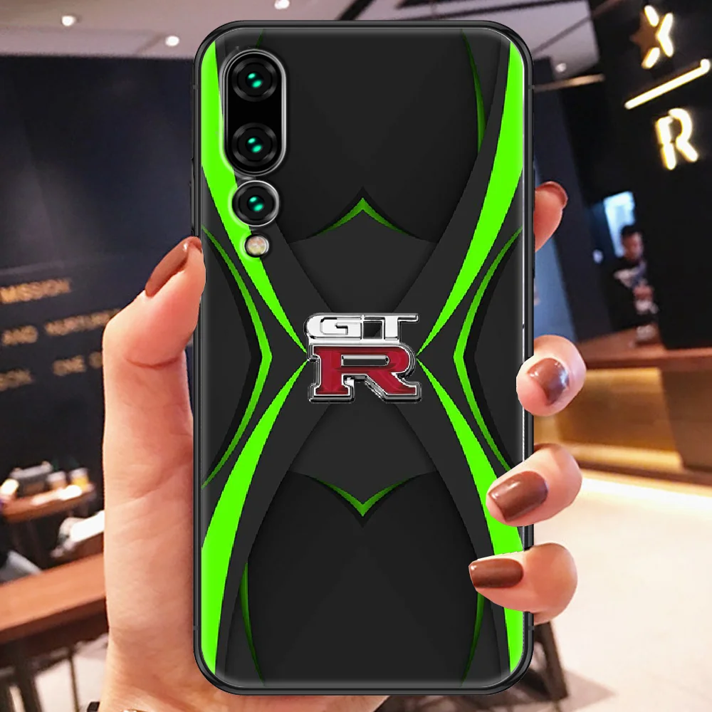 Спортивный GTR чехол для телефона с логотипом автомобиля Huawei P Mate P10 P20 P30 P40 10 20 Smart Z