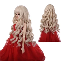 new arrive 13 14 16 bjd doll wig high temperature fashion long curly and bjd wigs sd for bjd doll hair doll accesories