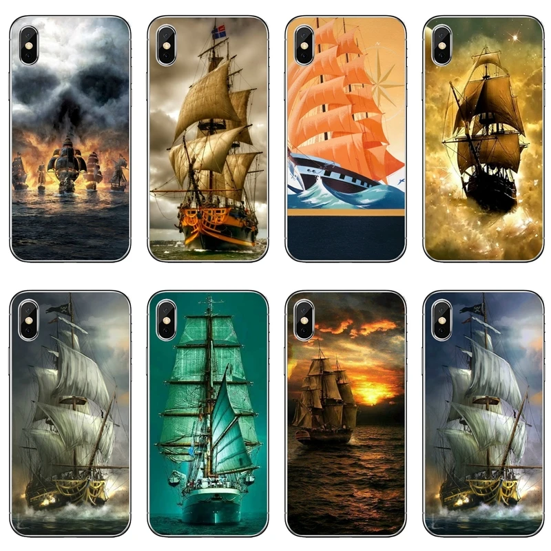 Парусный спорт прогулочный катер пиратский корабль чехол для Samsung Галактики M30 A70