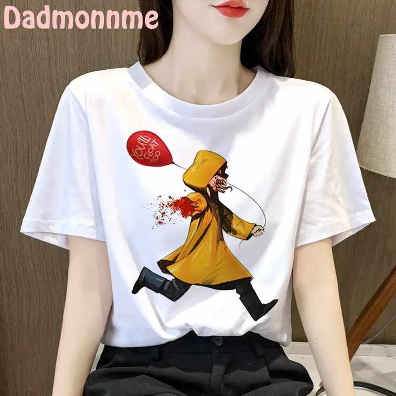 

Женская футболка с коротким рукавом и принтом Майкла Майерса