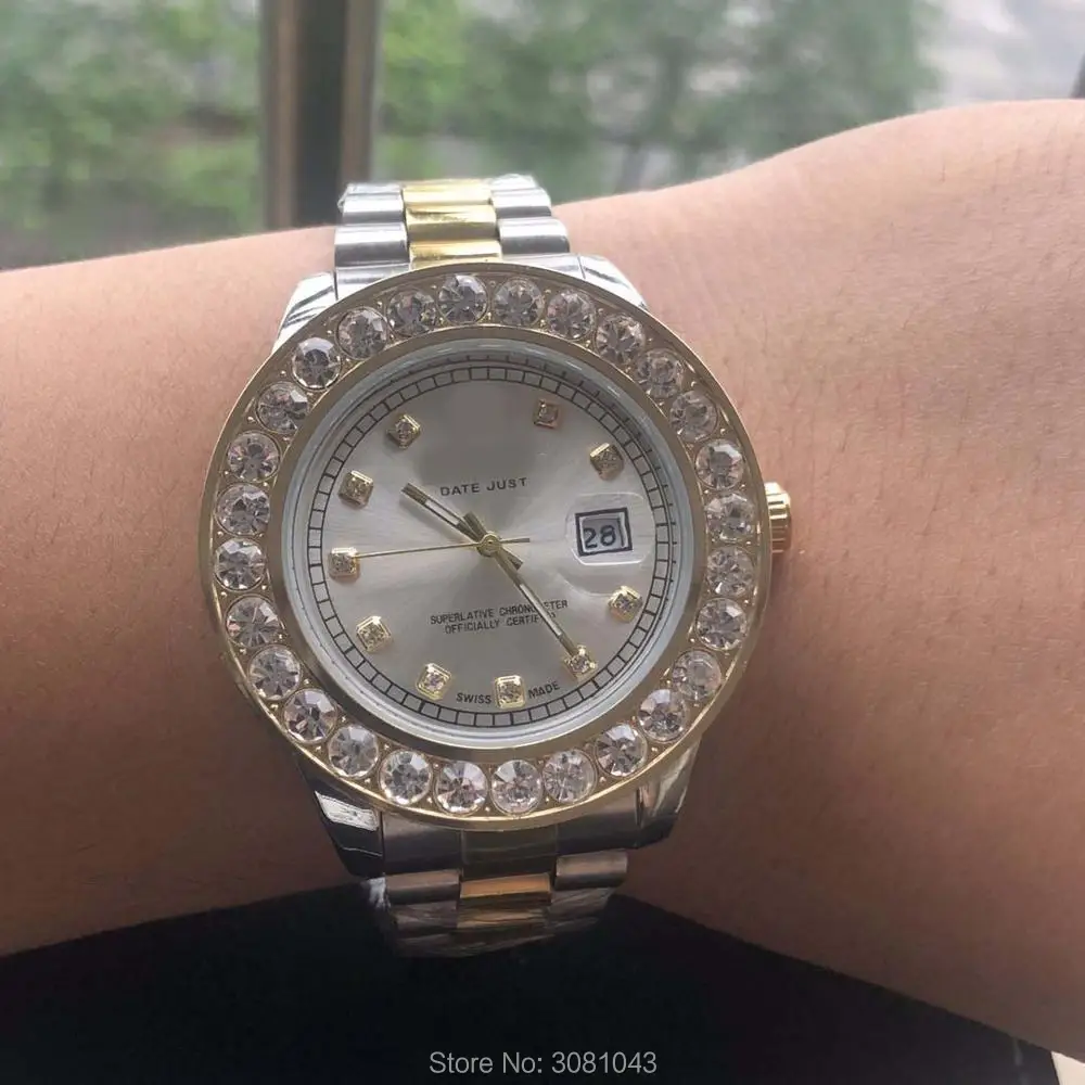 Мужские часы класса ААА 2020 года большие роскошные брендовые золотые с