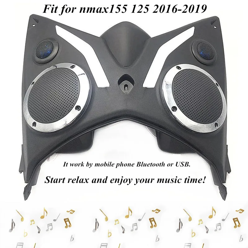 Модифицированный мотоцикл для nmax155 Bluetooth аудио Звук Музыкальный плеер динамик FM