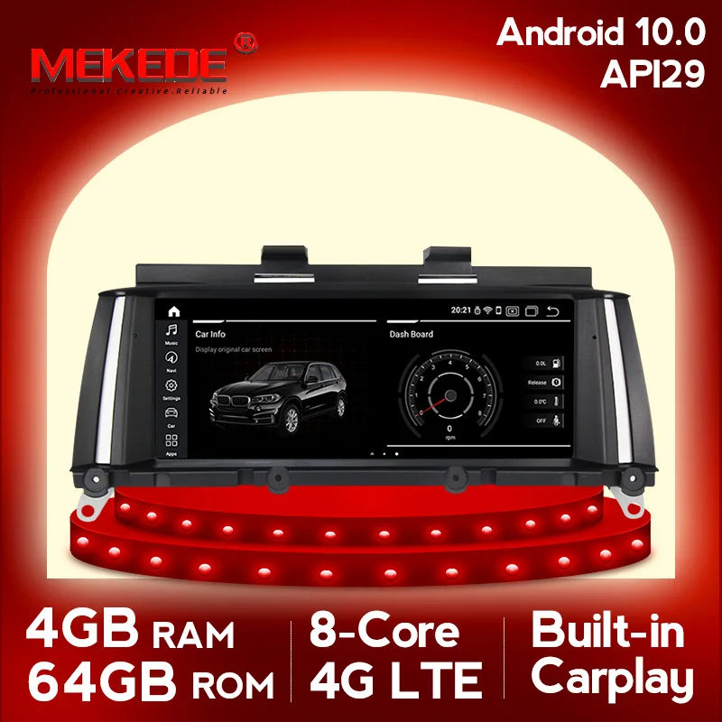 

Snapdragon 625 8 ядер 4 + 64 ГБ Android 10 автомобильный мультимедийный плеер для BMW X3 F25/X4 F26 2011-2017 с DSP IPS wifi 4G lte gps радио