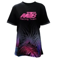 mtb women short sleeve cycling jersey racing team shirts fresh and breathable jersey rpet mountain bike jersey motorcycle jersey