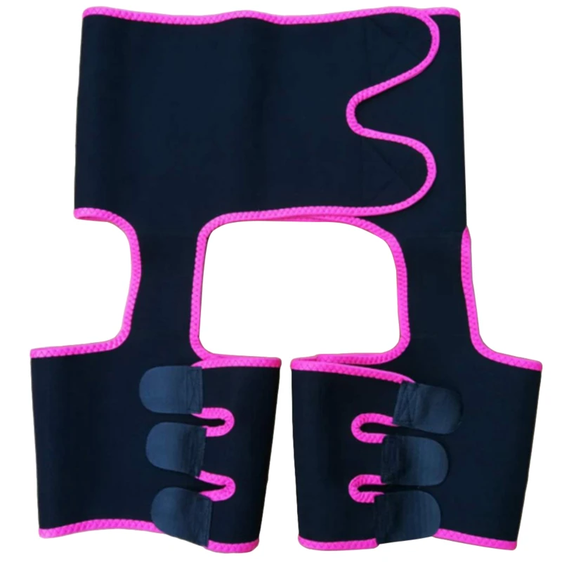 

Woman Sweat Thigh Trimmers Leg Shaper Fajas Neoprene Slimming Belt Control Panties Fat Burning Wraps Thermo Belt