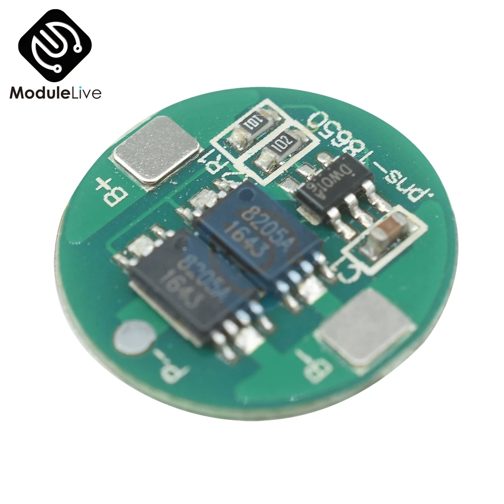 Плата защиты двойной МОП батареи 1 шт. для литиевой 18650 3 цепи обнаружения Diy Kit