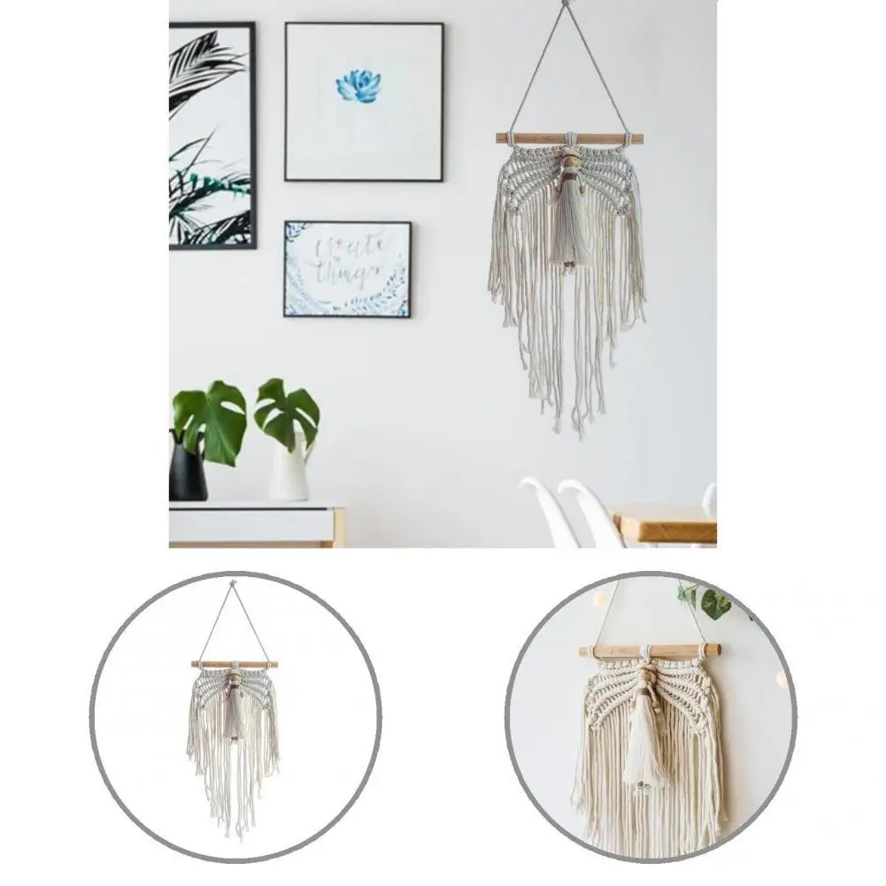 

Прочный подвесной гобелен, износостойкий привлекательный хлопковый гобелен, украшение в стиле бохо, Тканый гобелен