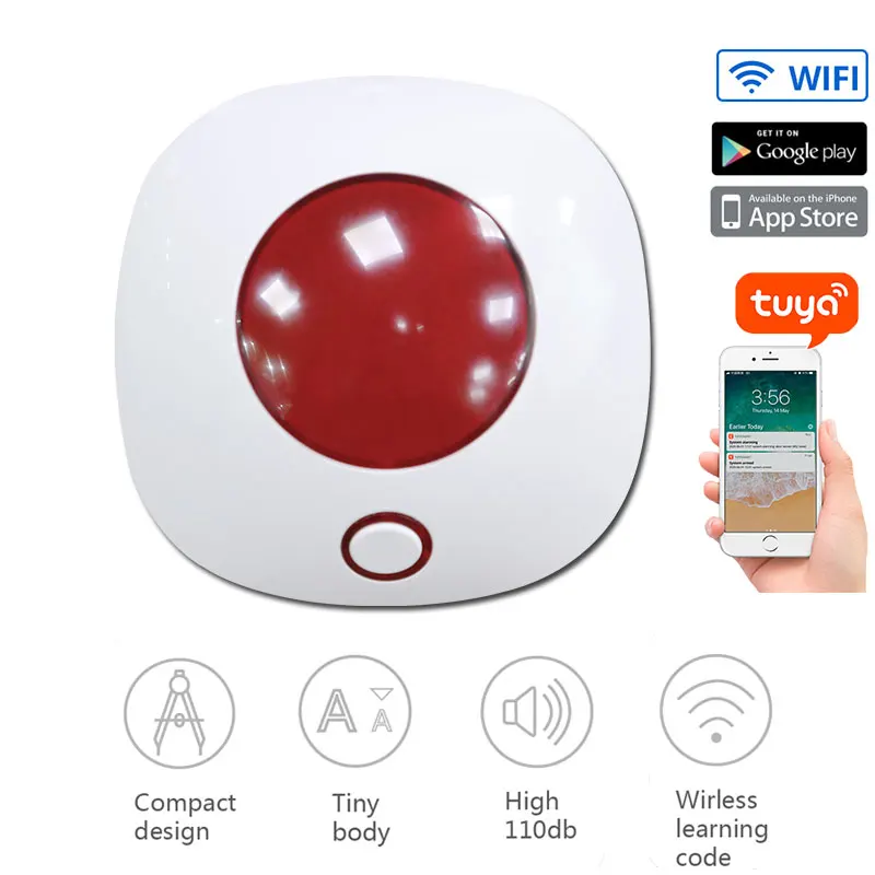 

Беспроводной стробоскоп с Wi-Fi и управлением через приложение Tuya, 433 МГц, дБ