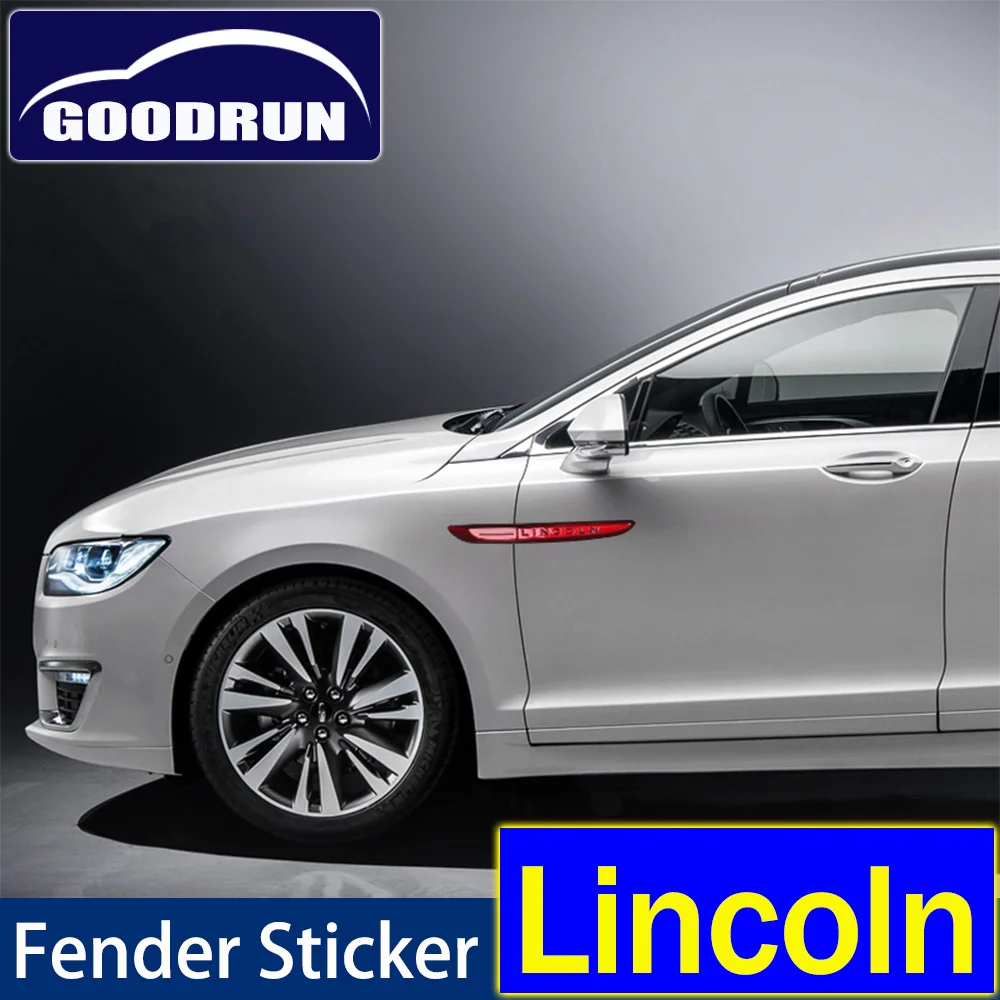 

Внешние аксессуары для автомобилей Lincoln MKC MKX MKZ, боковой корпус вентиляционного отверстия, расход воздуха, крыло, декоративные наклейки