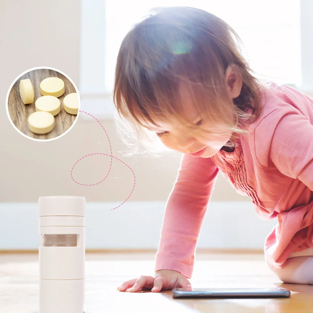 

1Pc Pill Cutter Box Pill Splitter Case Multifunctional Medication Box