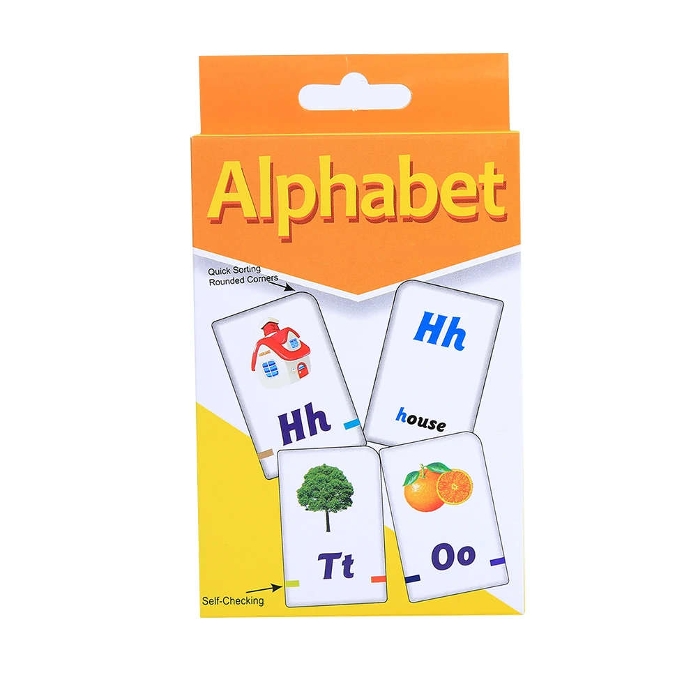 Children English Alphabet Arabic Numbers Learning Flash Paper Card Education Toy |