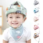 Детская Противоударная небьющаяся шапка, хлопковая дышащая детская шапка для новорожденных, детская безопасная Шапка-шлем