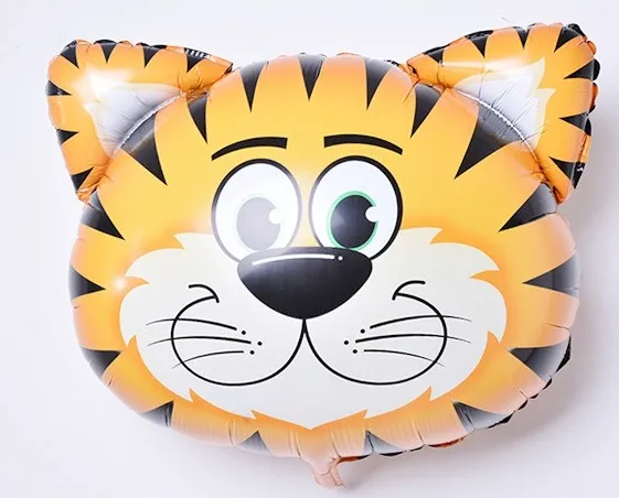 1 шт. фольгированные воздушные шары в виде животных для тематической вечеринки