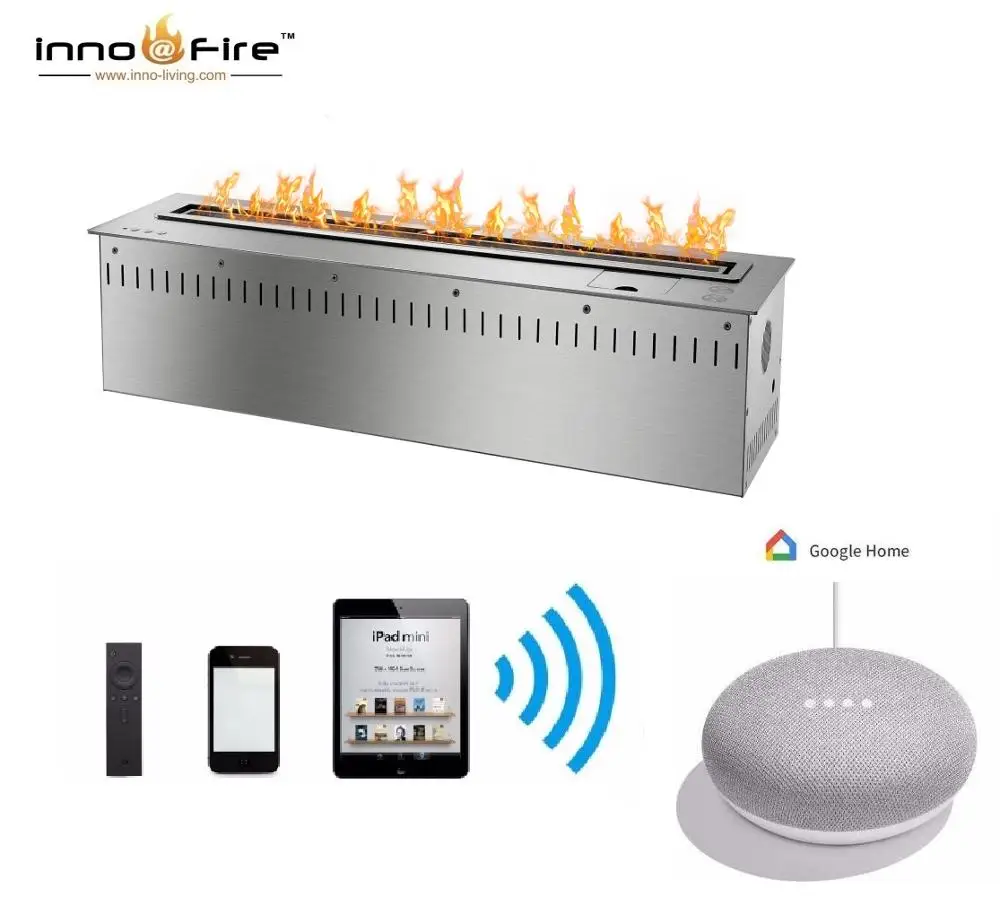 

Inno living fire 36 inch indoor used bio fireplace intelligent ethanol burner