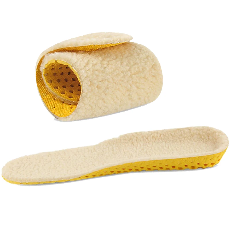 Мягкие теплая стелька зимние стельки для обуви с подогревом из искусственной