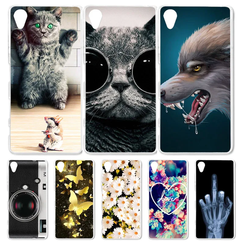 Силиконовый чехол для Sony Xperia M2 Чехлы ТПУ DIY окрашенный бампер S50H D2303 D2305 D2306 D2302