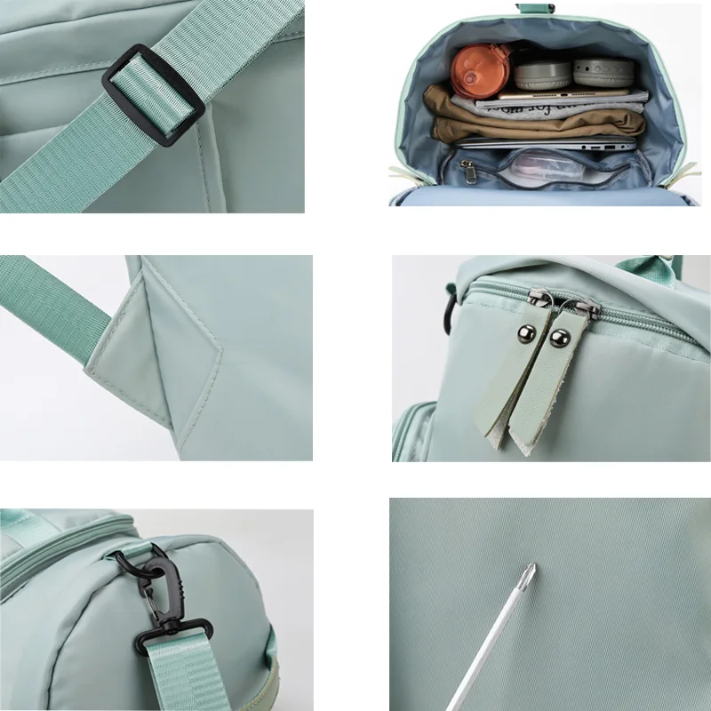 Sports Fitness Bag Gym Dry Wet Separation Shoes Training Yoga Bag Hand Luggage For Short Distance laguageTravel Backpack