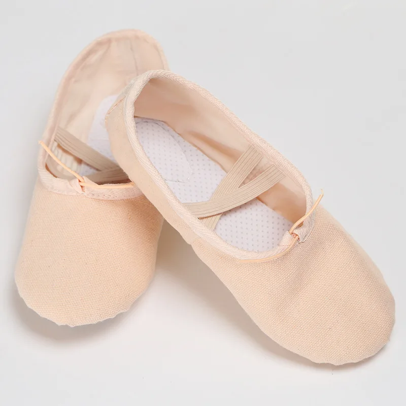 Балет Танец танцор обувь Профессиональная парусиновая Йога балетная для детей