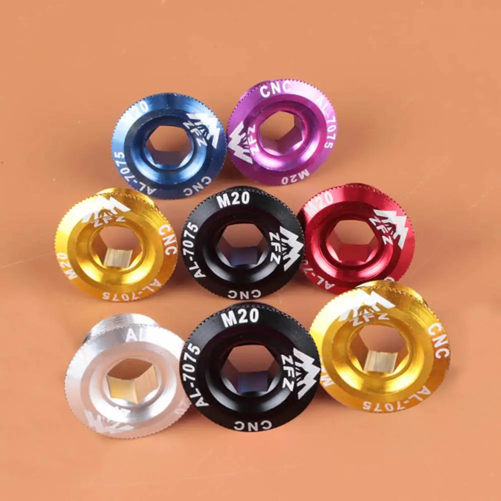 

Crank Cover Screw Cap M20 MTB Crankset Crank Cover Aluminum BMX Road Bike Arm Bolt Mountain Bike Parts Accessories 6 Colors