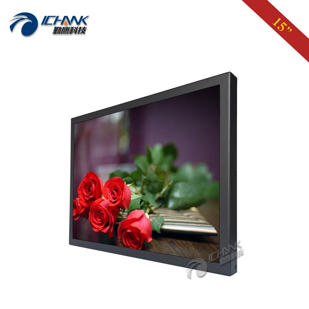 ZB150TN-V59/15 дюймов 1024x768 металлический Железный чехол BNC HDMI VGA анти-помехи пульт дистанционного управления промышленный монитор ЖК-экран дисплей