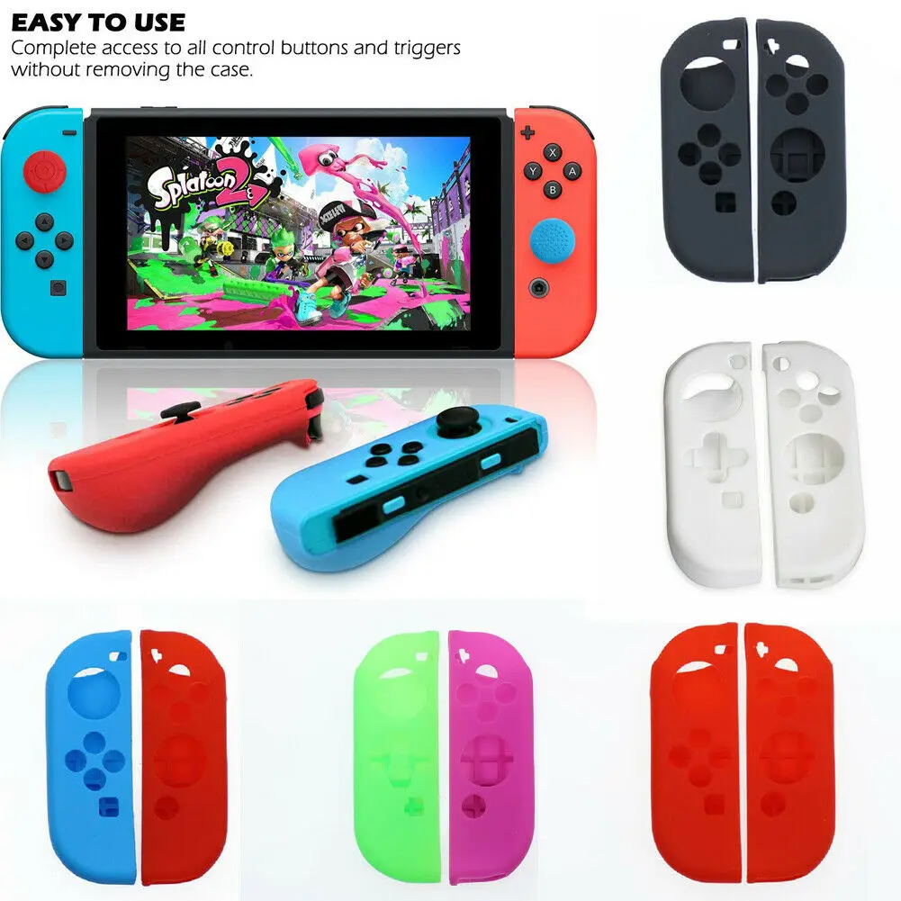 Комплект из 2 предметов Противоскользящий силиконовый чехол Обложки для игры с