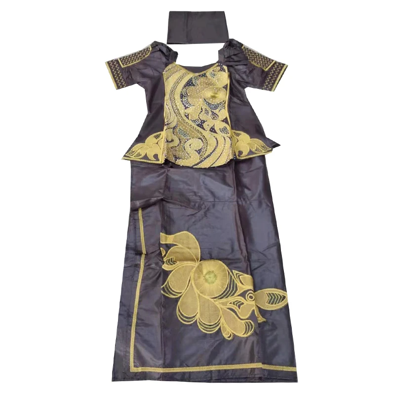 MD african women clothing sets skirts for print dresses patterns bazin skirt and top suit africa turbans | Тематическая одежда и