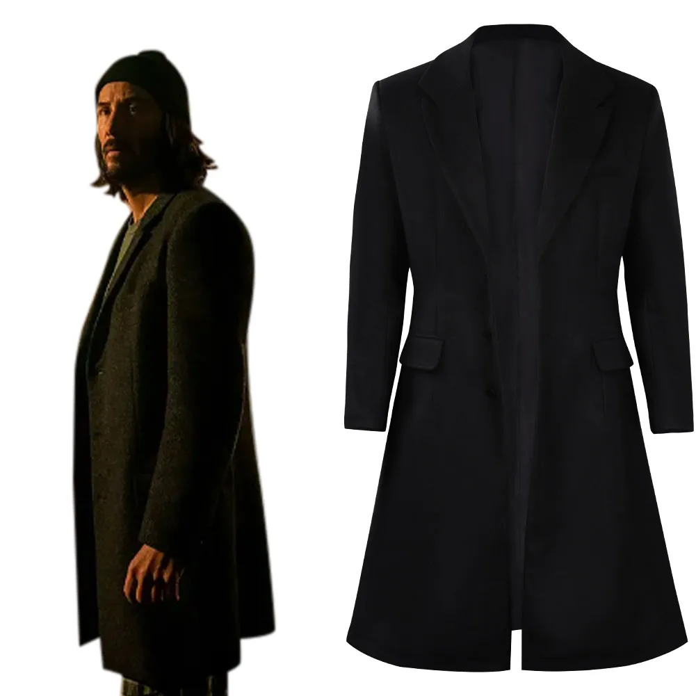 

Matrix: Resurrections Neo Cosplay Costume Outfits Halloween Carnival Suit For Adult Men Boy