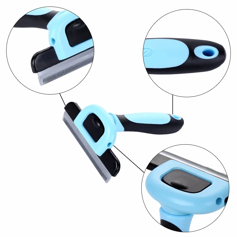 

High-quality Pet combs Dog hair remover Cat massage brush grooming tools Detachable clipper attachment Pet trimmer Pet bath tool