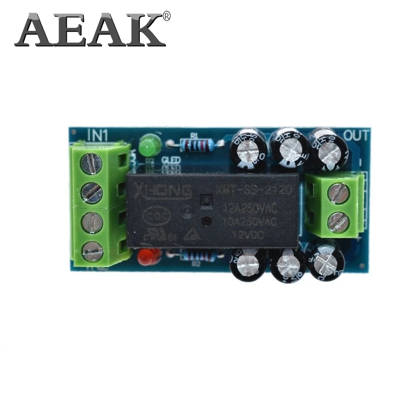 AEAK 12 В 150 Вт 12A резервный переключатель аккумулятора, модуль высокой мощности, автоматическое переключение, XH-M350 питания батареи