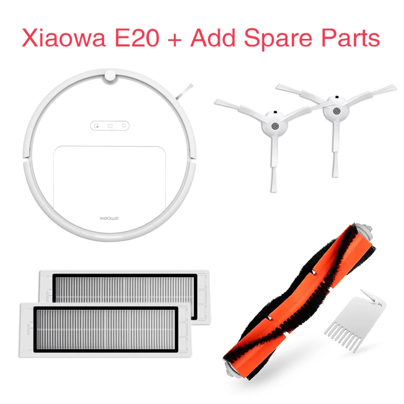 XIAOMI MIJIA Xiaowa C10 E20 Roborock робот-пылесос для дома автоматическая Чистка пыли стерилизация смарт-планируемый Wi-Fi приложение дистанционного управления - Цвет: E20 Add Spare Parts
