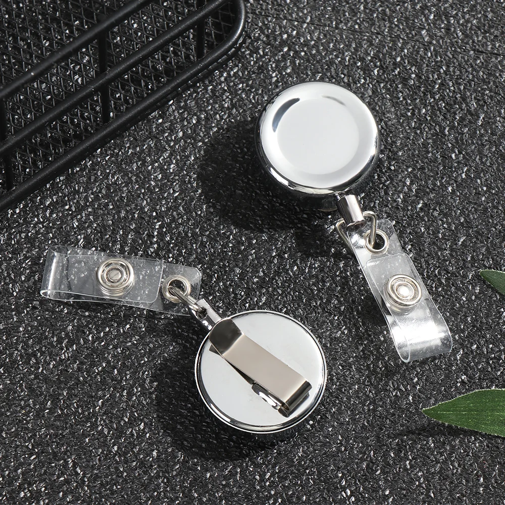 Брелок-цепочка для пропуска металлический хромированный шнурок бейджа на