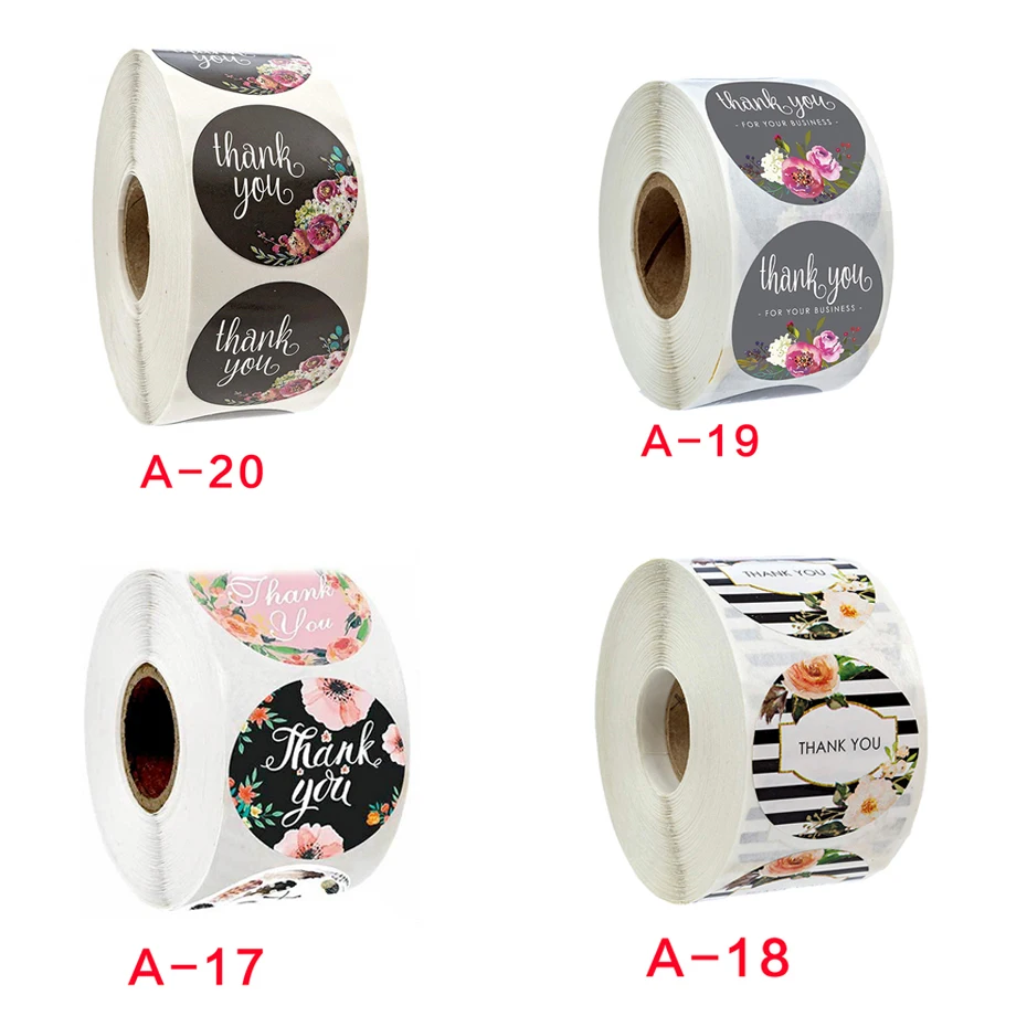 VipPaper наклейки на этикетки Золотая наклейка спасибо Скрапбукинг 500 шт для