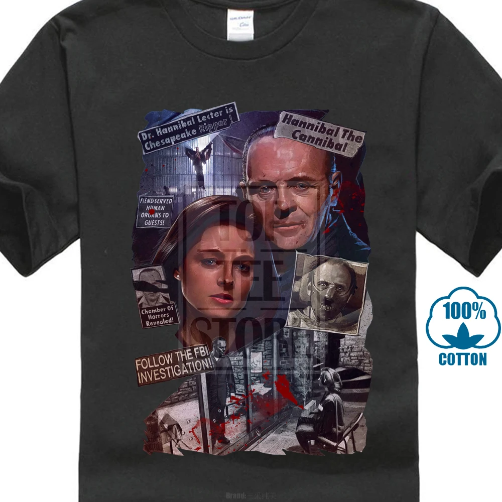 

Hannibal The Cannibal T Shirt Black All Sizes S To 4Xl Anthony Hopkins