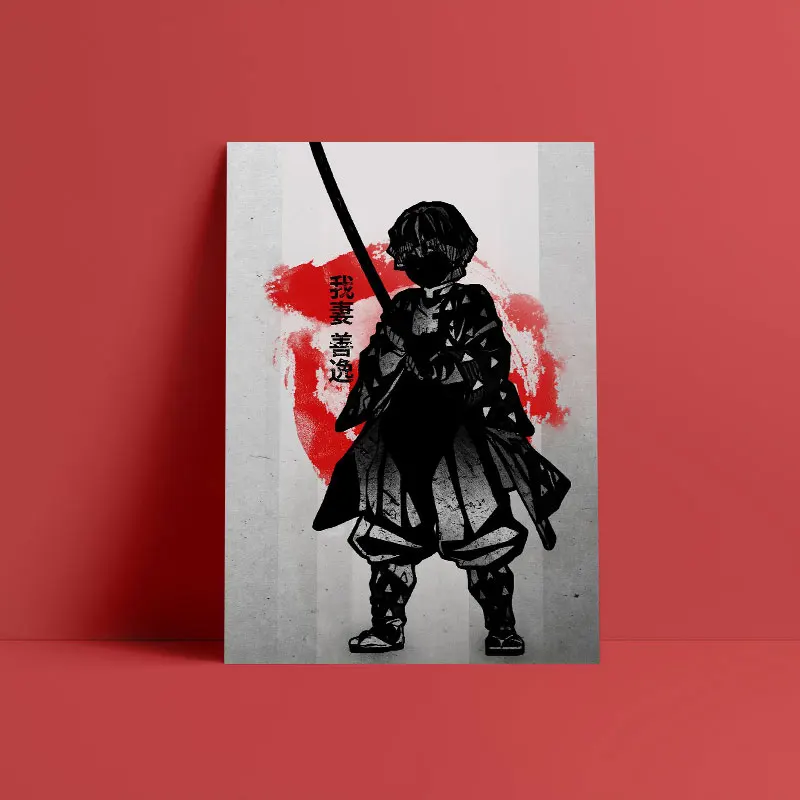 

Agatsuma Zenitsu Demon Slayer Poster Canvas Wall Art Decoration prints for living Kid Children room Home bedroom decor Painting