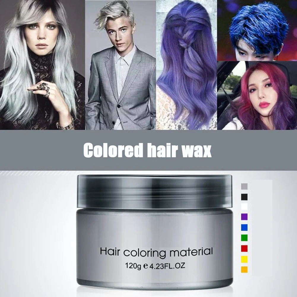 Оптовая Продажа унисекс DIY Краска для волос воск краска грязи крем Временное