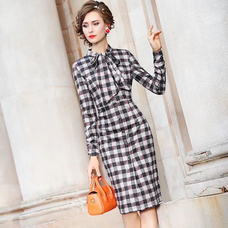 Платье Карандаш для занятий весна 2020 новинка роскошные женские сексуальные