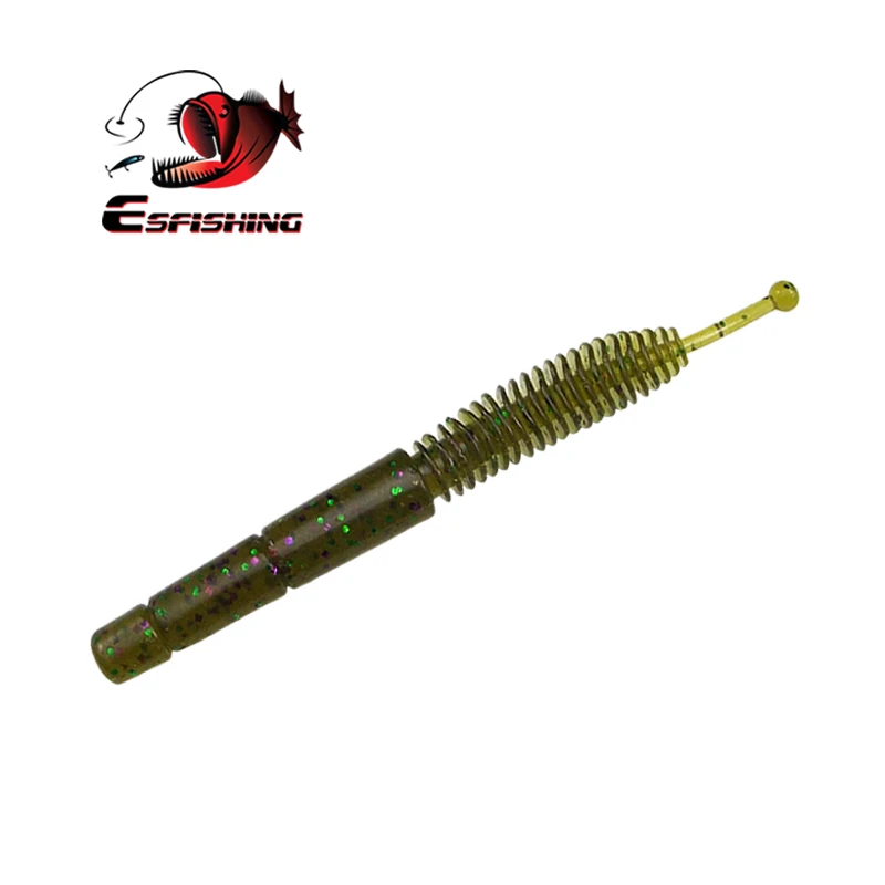 Esfishing, Мягкая приманка, Круз червь, 125 мм, 8,5 г, 6 шт., силиконовая приманка для рыбалки, аксессуары, Iscas, искусственная наживка, похожая на жизнь - Цвет: PA09