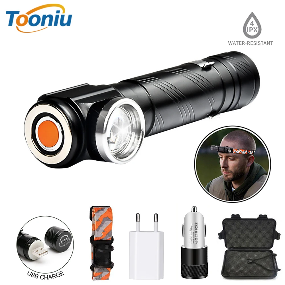Перезаряжаемый Многофункциональный светодиодный фонарик встроенный