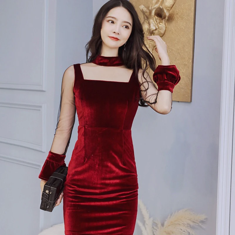 Новинка Весна 2021 платье для ночного клуба и вечерние женское сексуальное