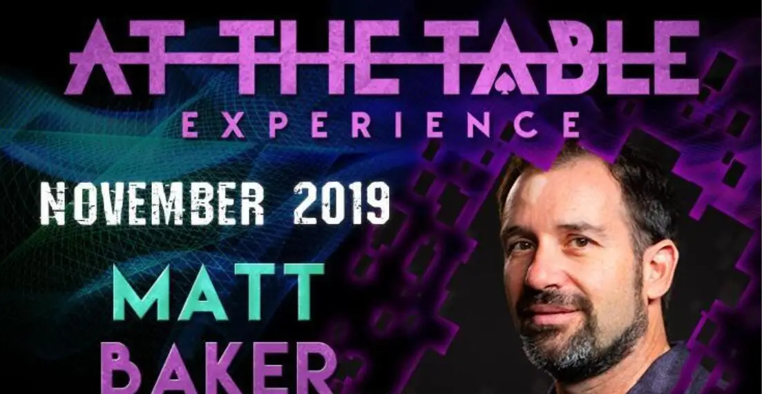 

At The Table Live Lecture Matt Baker-Magic tricks
