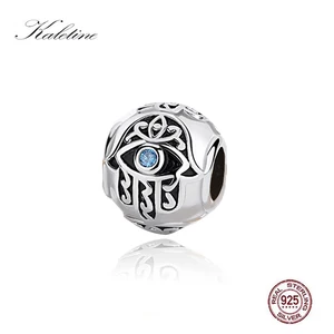 KALETINE, 10 мм, зло-глаз, фотоэлемент для изготовления ювелирных изделий, подходит для браслета, ожерелья, серебро, 925 оригинал