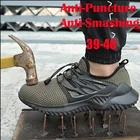 Защитные рабочие ботинки CUNGEL для мужчин, мужские защитные стальные ботинки с носком, противоударные строительные защитные рабочие кроссовки