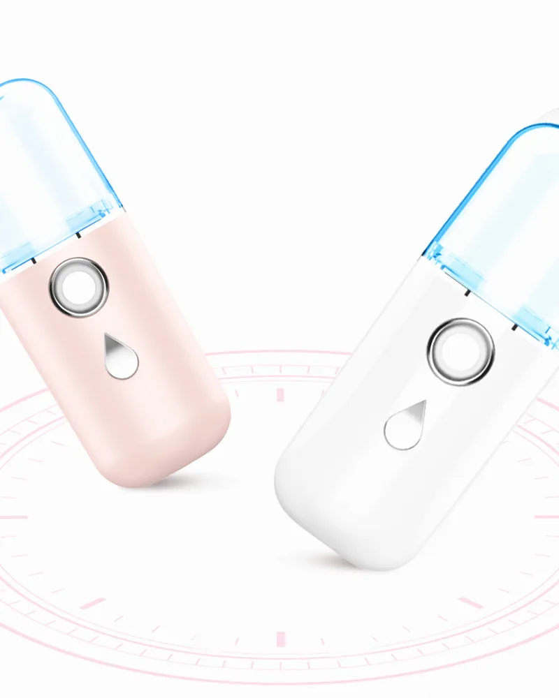 

Mini 30ml Humidifier Diffuser Nano Face Spray Mist Sprayer Facial Body Nebulizer Steamer Moisturizing Humidifier Skin Care