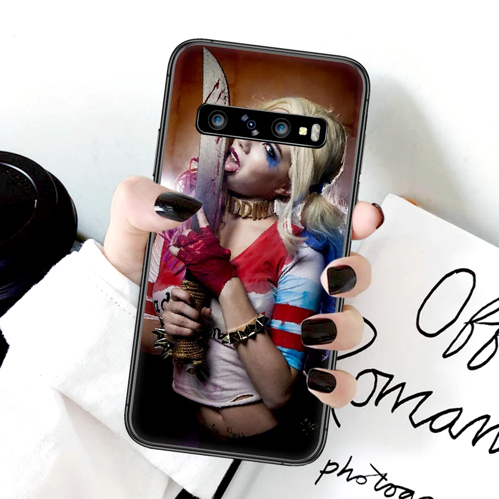 

Harley Villain Quinn Phone Case For Samsung Galaxy Note S 8 9 10 20 Plus E Lite Uitra black Prime Pretty Shell Silicone Cell