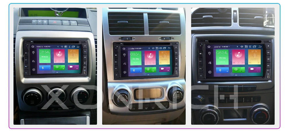 Ips DSP 4G ram 64GB 2 Din Android 9,0 Автомагнитола универсальная мультимедийная без DVD gps навигация ПК стерео аудио головное устройство 173x98 мм ТВ
