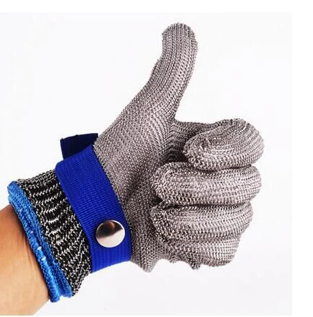 Anti-cut Gloves Safety Cut Proof Stab Resistant Stainless Steel Wire Metal Mesh Butcher Cut-resistant #T3G | Дом и сад
