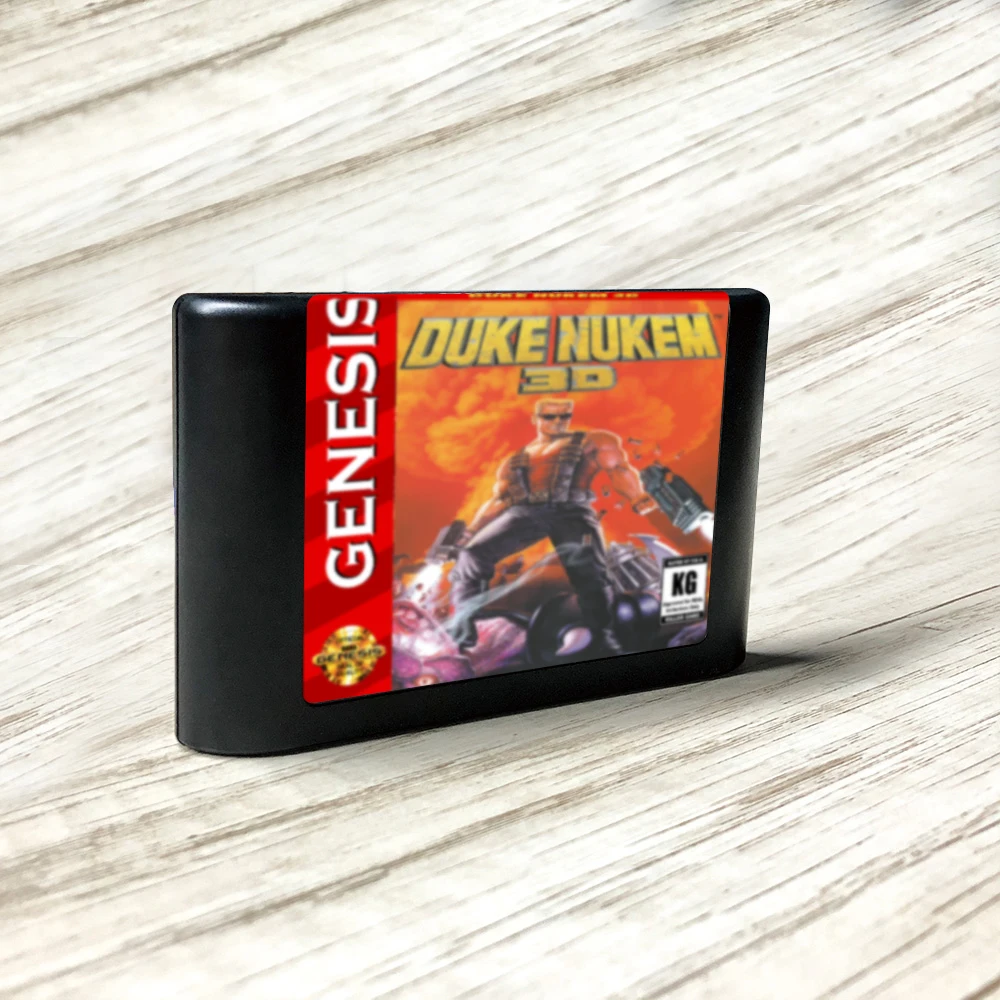 Duke Nukem 3D - USA метки Flashkit MD никелевое золото схема на основе печатной платы для Sega
