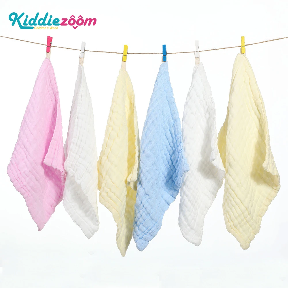 Детские принадлежности для новорожденных 4 шт./компл. 6-слойная промытая Марля 100%