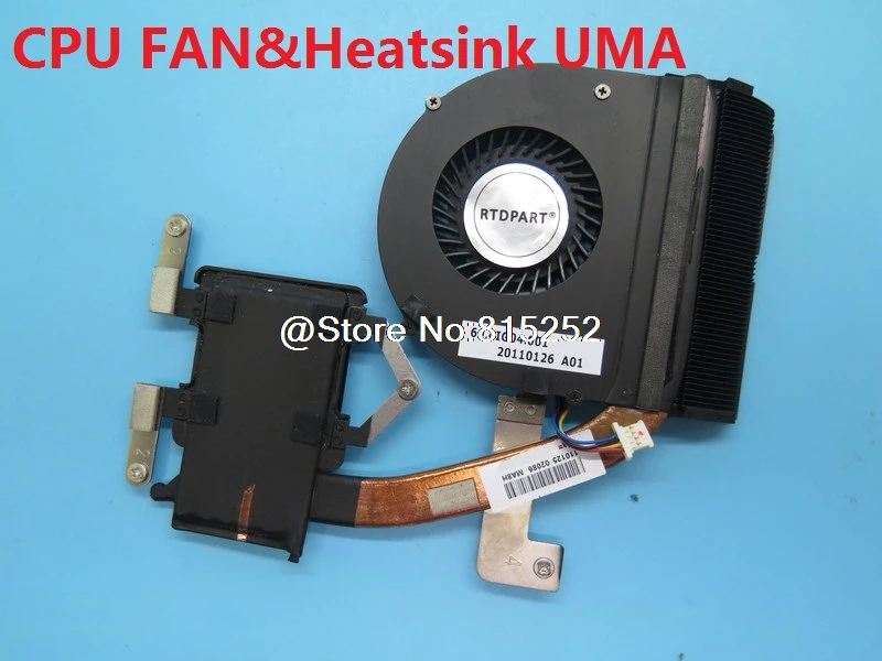 Вентилятор и радиатор для ноутбука Lenovo V370 V370A LA37 31049355 60.4IG04.001 UMA, Новинка