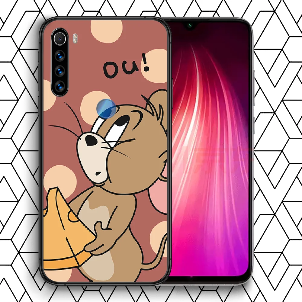 

Cat And Mouse Tom Jerry Phone Case Cover Hull For XIAOMI Redmi 7 7a 8 8a 9 9a NOTE 6 7 8 8t 9 9s Pro Max 4X black Prime Tpu